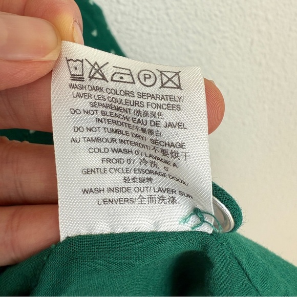 Emile et Ida Women’s Cotton Double Gauze Hearts Midi Dress - Picture 11 of 11